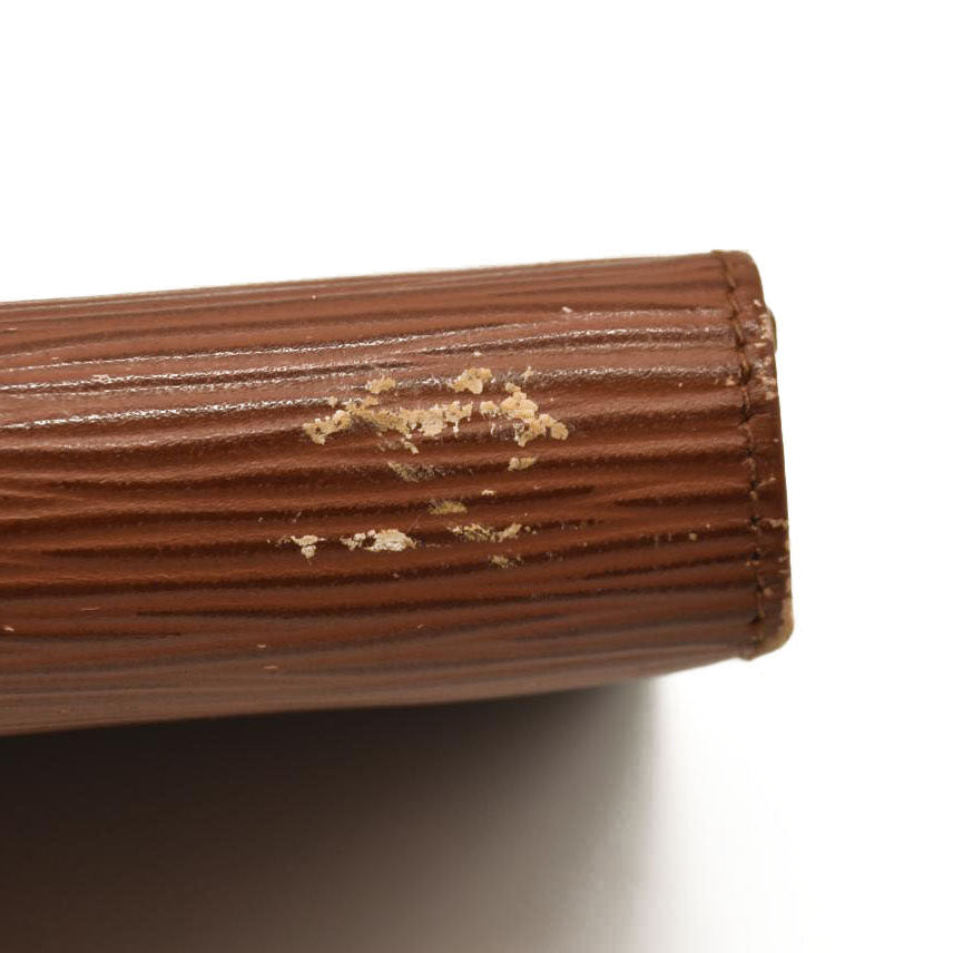 FENDI Vintage Long Wallet Leather Brown