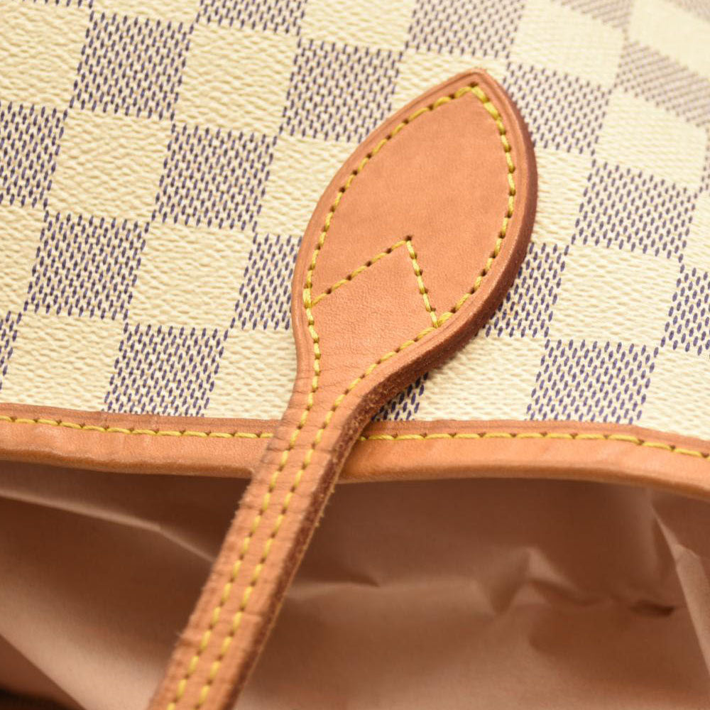 Louis Vuitton  Damier Azur Neo Neverfull MM Rose Ballerine RFID