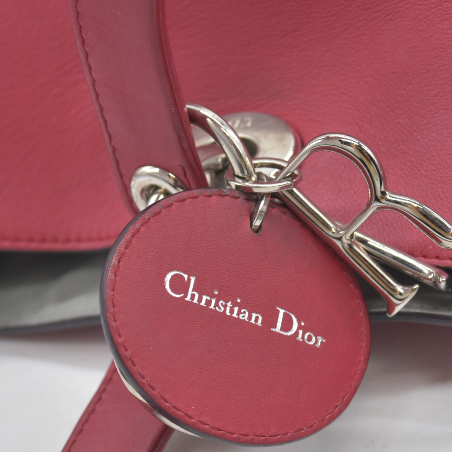 $5100 Christian Dior Smooth Calfskin Large Diorissimo Tote Pink 09MA0172