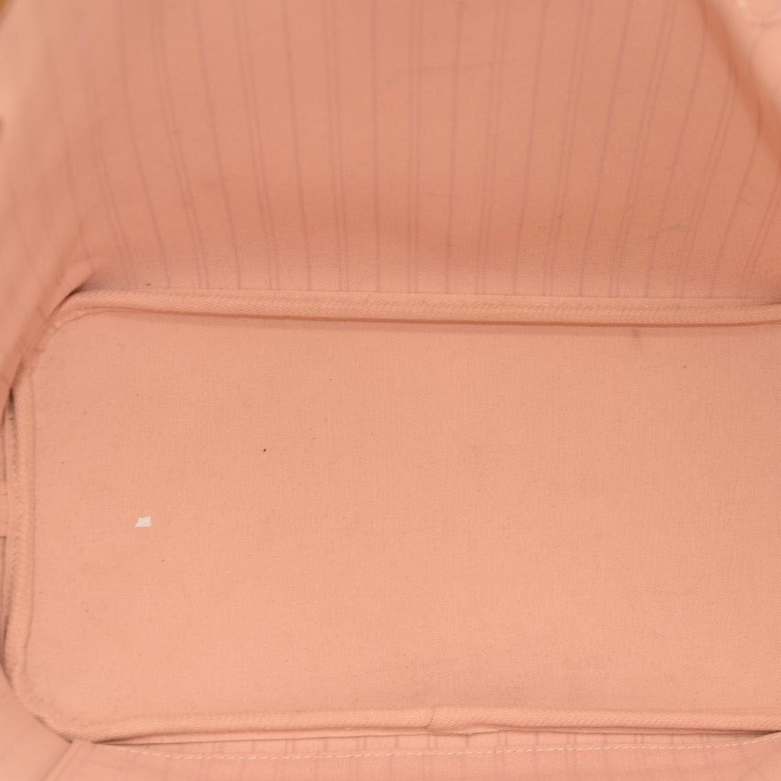 Louis Vuitton  Damier Azur Neo Neverfull MM Rose Ballerine RFID