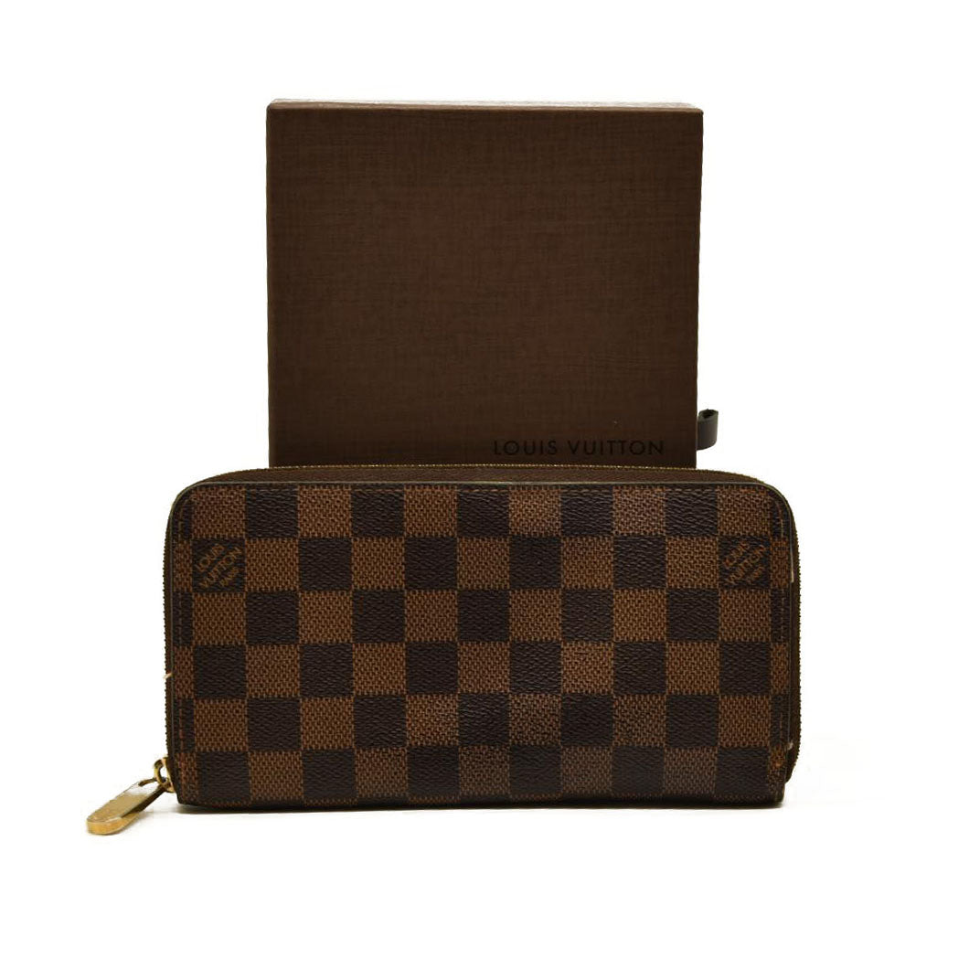 Louis Vuitton  Damier Ebene Zippy Wallet CA2079