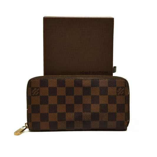 Louis Vuitton  Damier Ebene Zippy Wallet CA2079