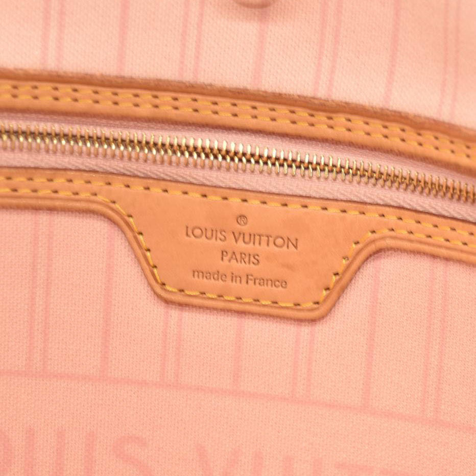 Louis Vuitton  Damier Azur Neo Neverfull MM Rose Ballerine RFID