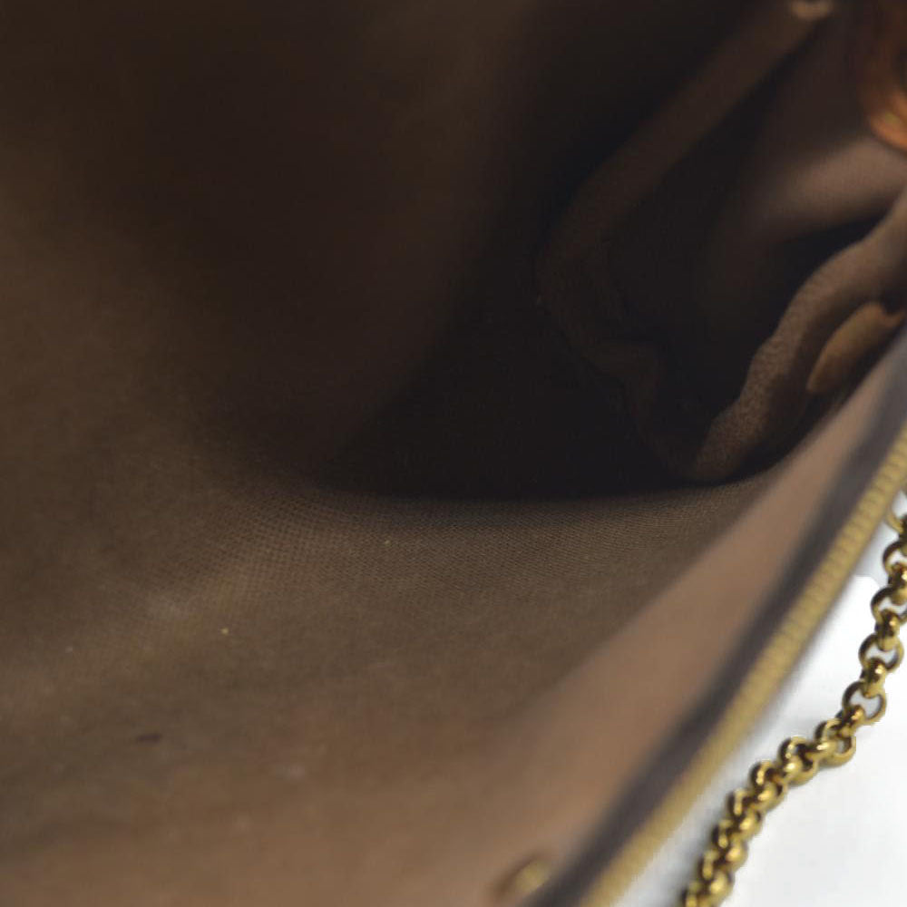 $1460 Louis Vuitton LV Monogram Eva Pochette