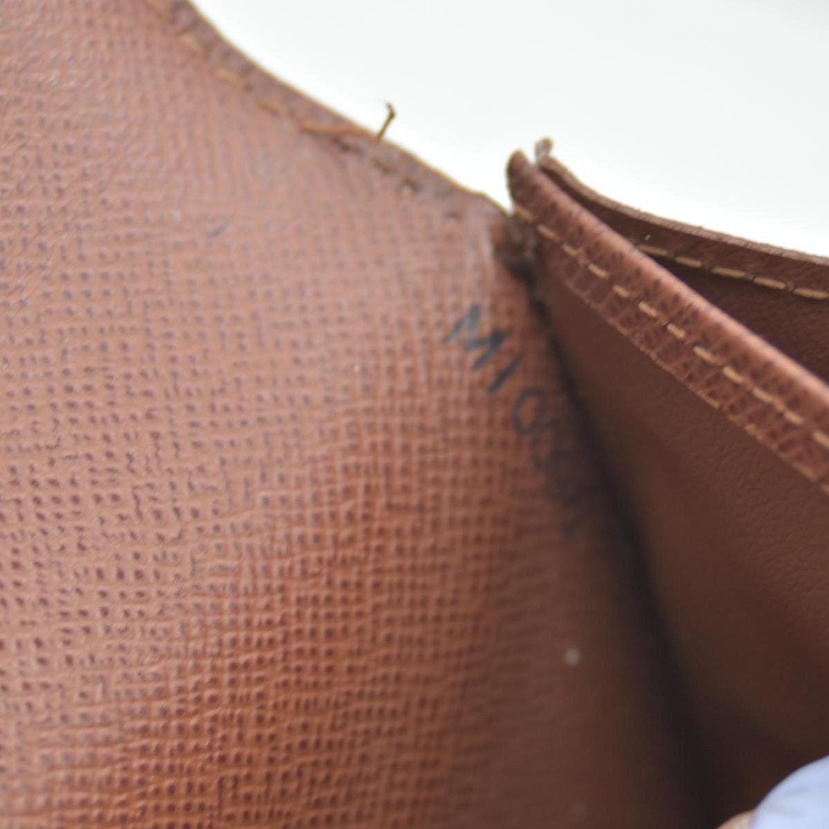 $775 Louis Vuitton Monogram Portefeiulle Sarah Long Bifold Wallet Brown CONSIGNMENT