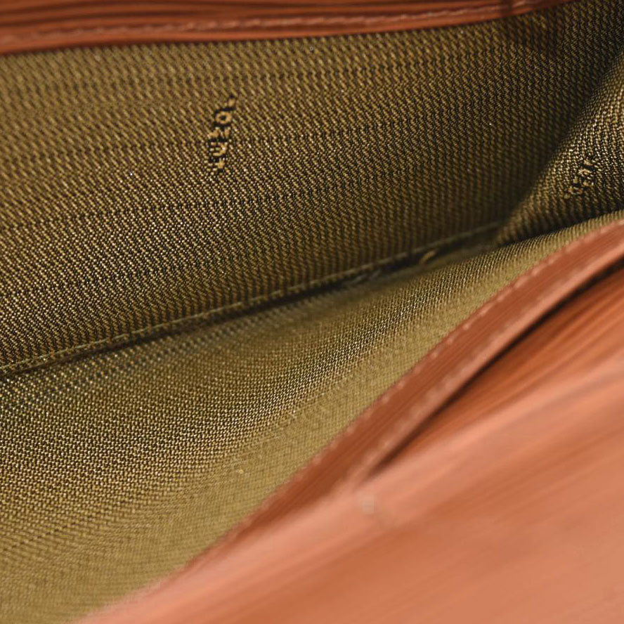 FENDI Vintage Long Wallet Leather Brown