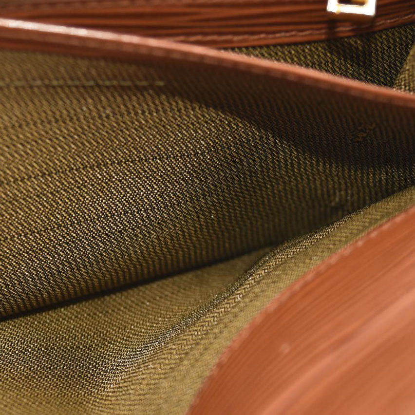 FENDI Vintage Long Wallet Leather Brown