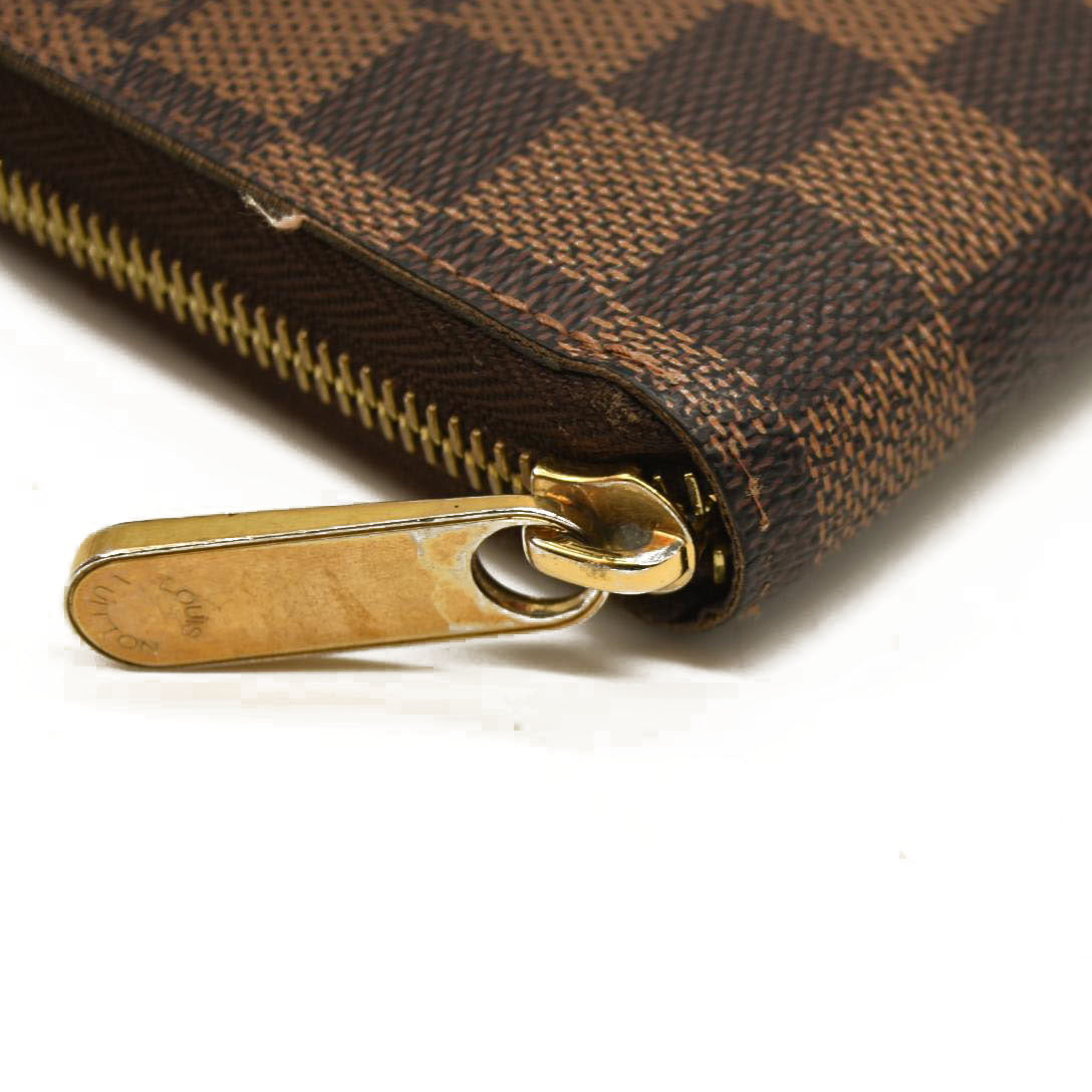 Louis Vuitton  Damier Ebene Zippy Wallet CA2079
