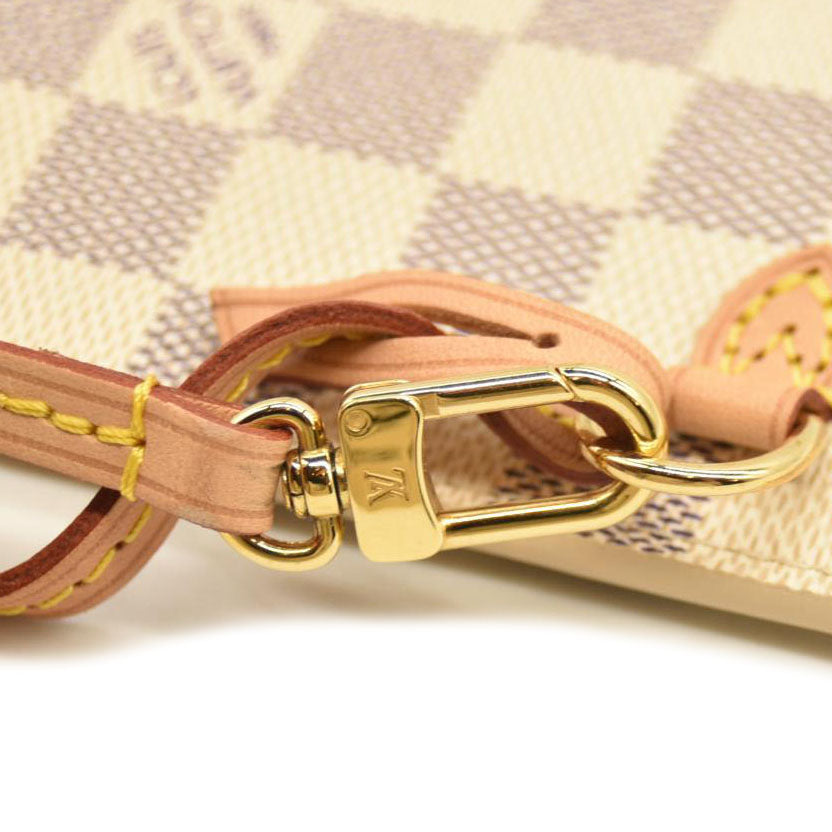 Louis Vuitton  Damier Azur Neo Neverfull MM Rose Ballerine RFID