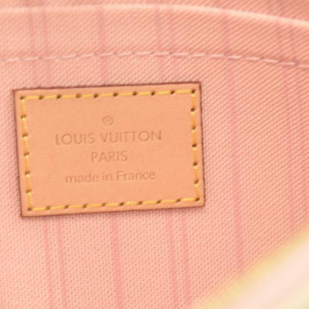 Louis Vuitton  Damier Azur Neo Neverfull MM Rose Ballerine RFID