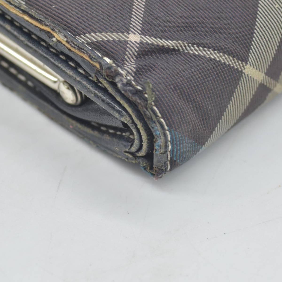 Burberry Blue Label Canvas Printed Wallet CONSIGNMENT