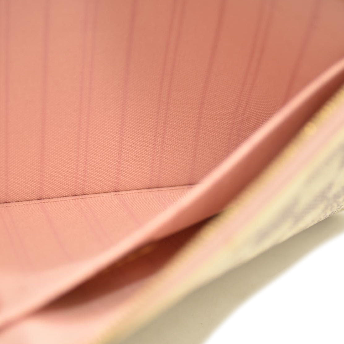 Louis Vuitton  Damier Azur Neo Neverfull MM Rose Ballerine RFID