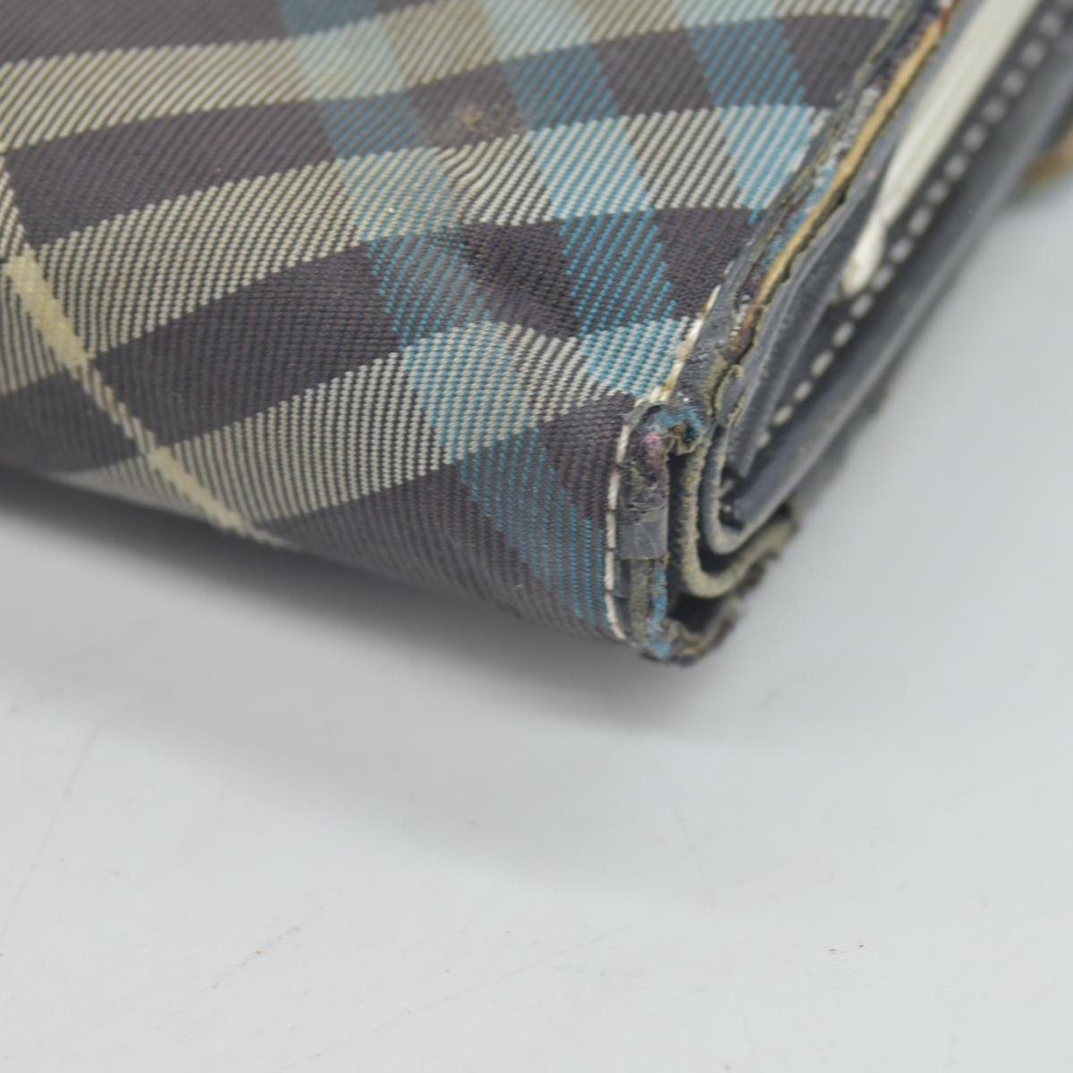 Burberry Blue Label Canvas Printed Wallet CONSIGNMENT