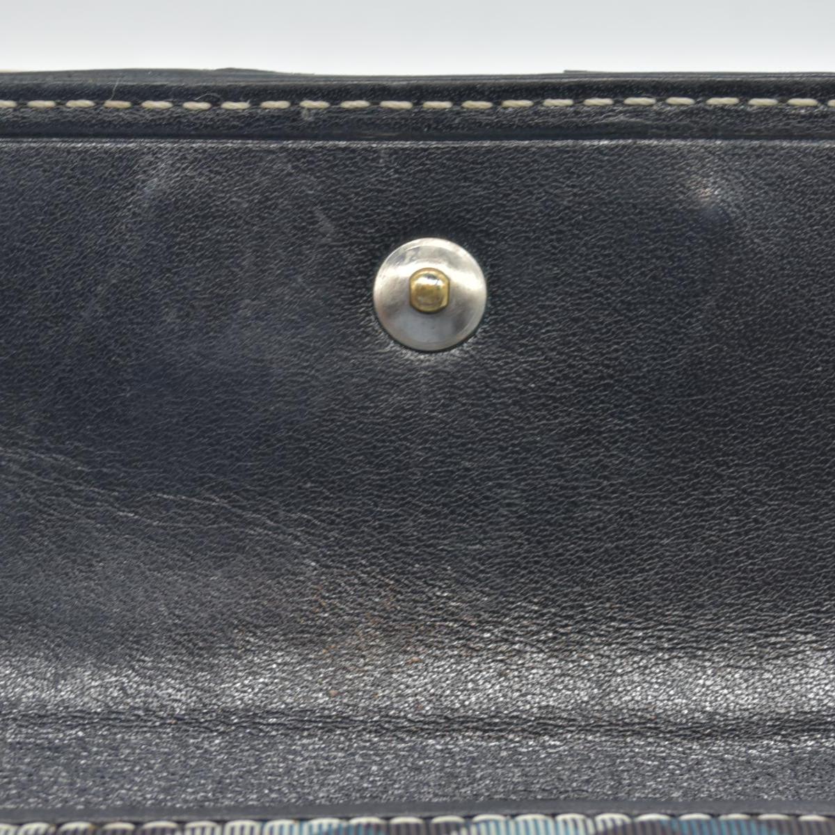 Burberry Blue Label Canvas Printed Wallet CONSIGNMENT