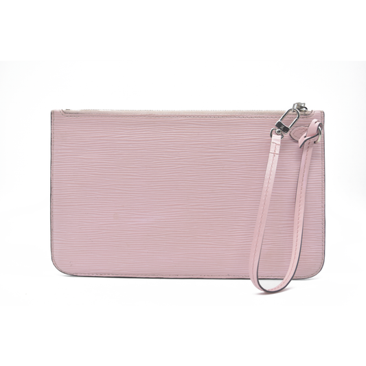 Louis Vuitton Epi Neverfull Pouch Rose Ballerine 2011