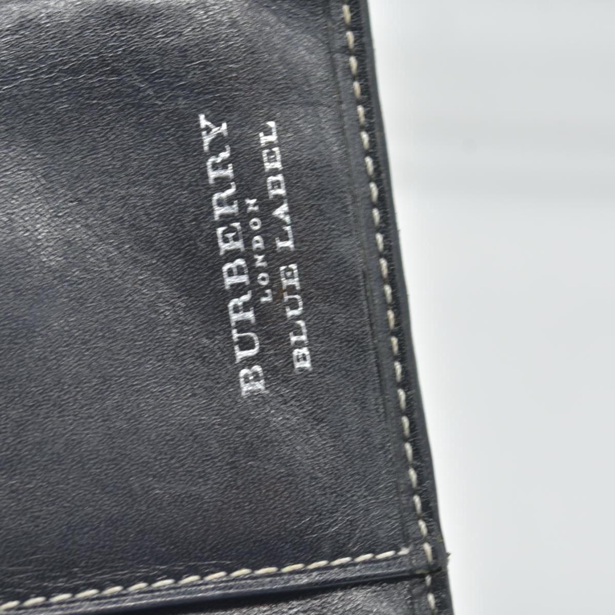 Burberry Blue Label Canvas Printed Wallet CONSIGNMENT