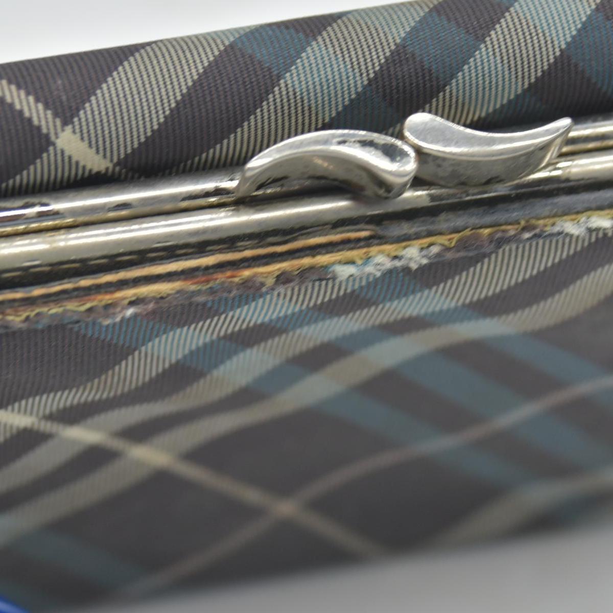 Burberry Blue Label Canvas Printed Wallet CONSIGNMENT