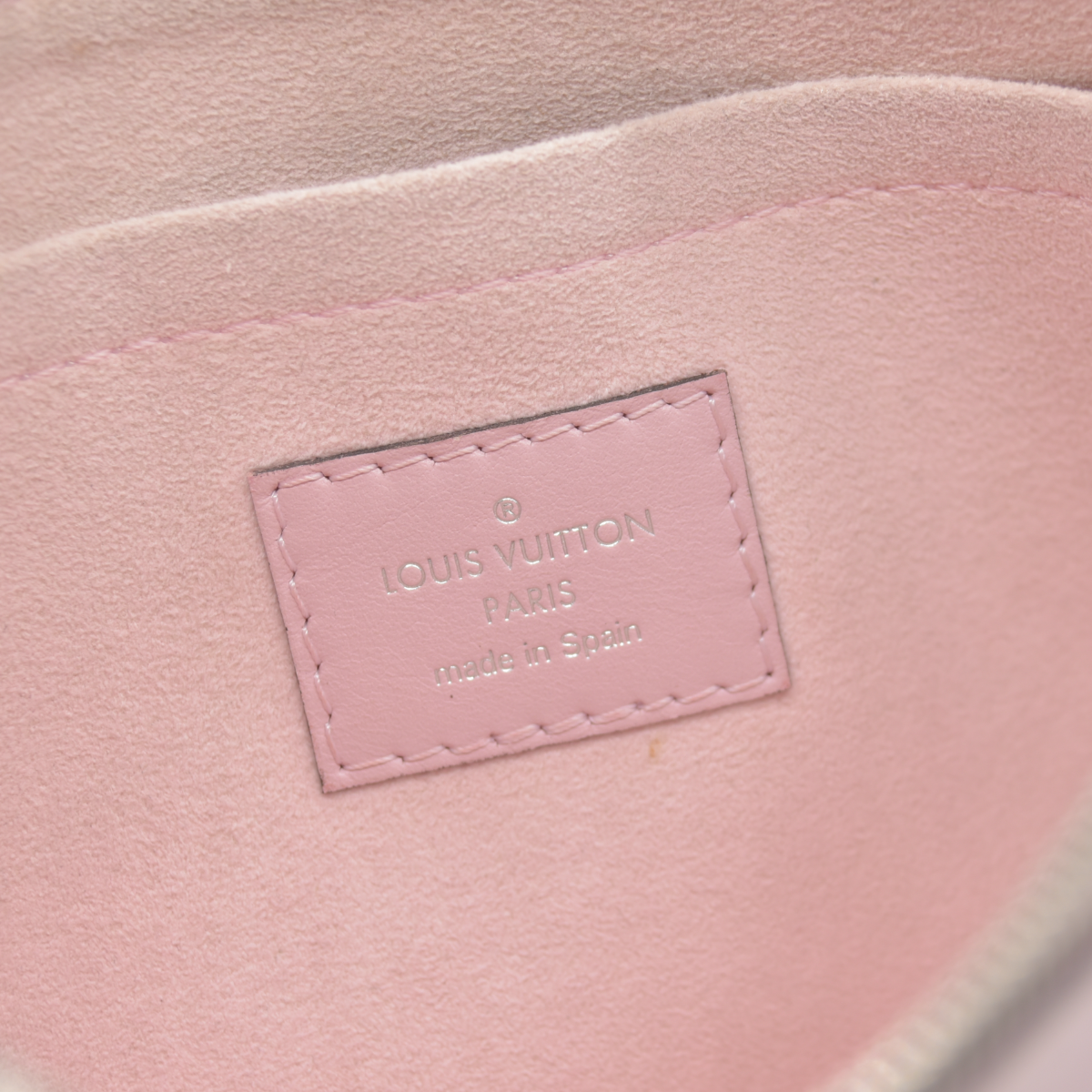 Louis Vuitton Epi Neverfull Pouch Rose Ballerine 2011