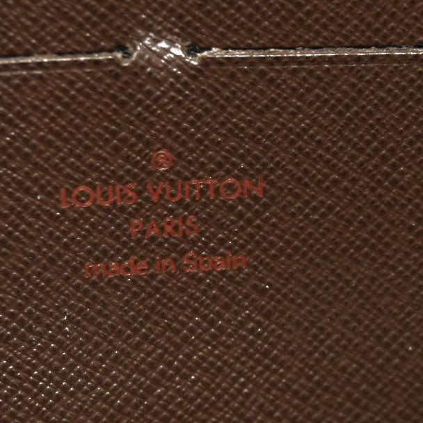 Louis Vuitton  Damier Ebene Zippy Wallet CA0120