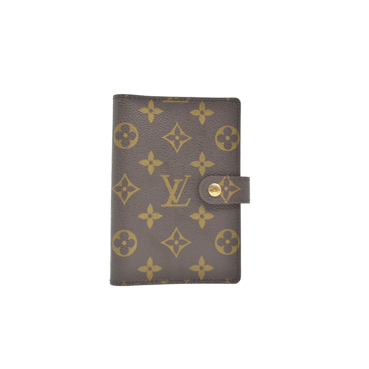$505 LOUIS VUITTON Monogram  Agenda PM Day Planner Notebook Cover CONSIGNMENT