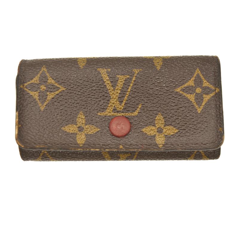 LOUIS VUITTON Monogram 4 Key Multicles Holder Fuchsia CT5107