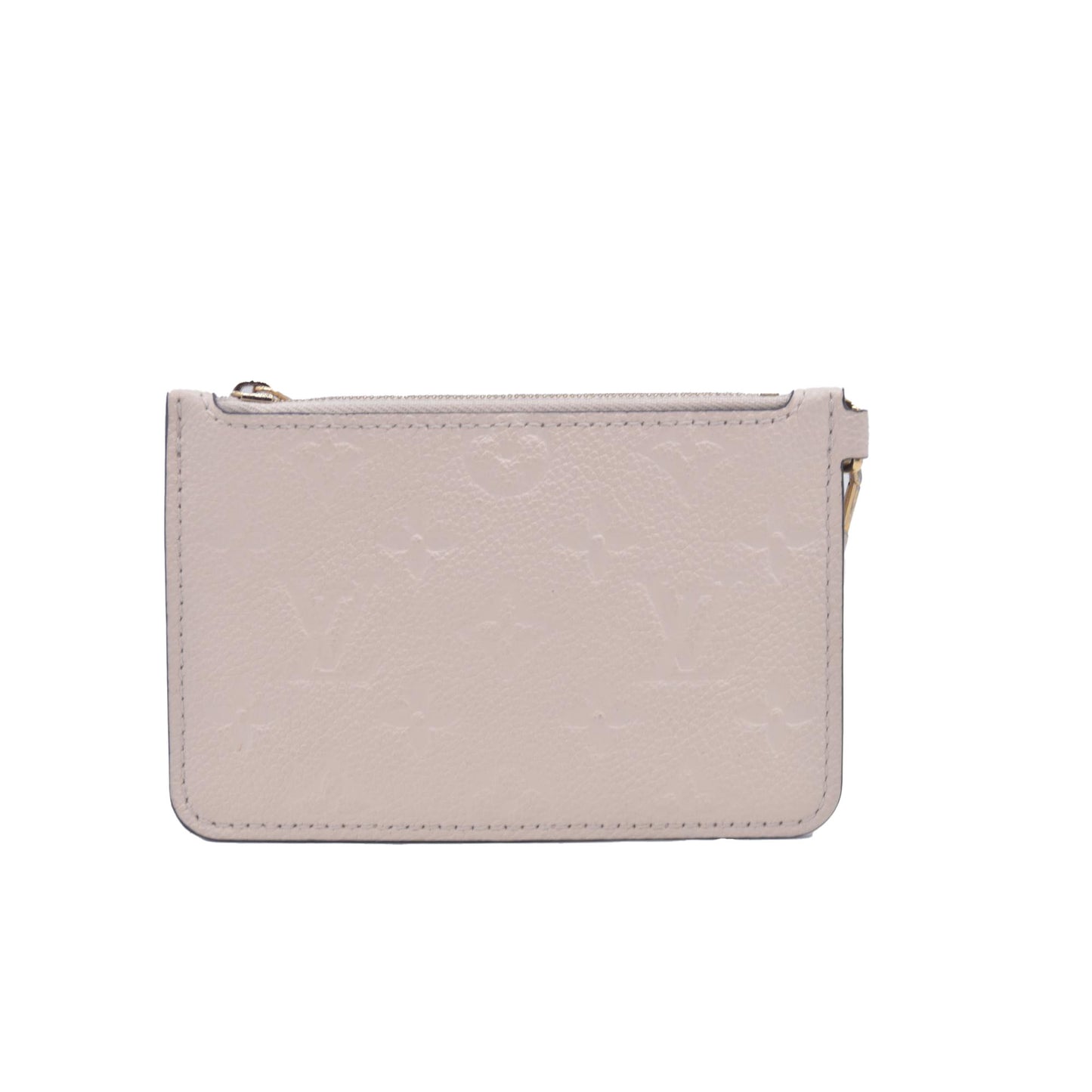 $650 Louis Vuitton Key Pouch S Empreinte Cream CONSIGNMENT