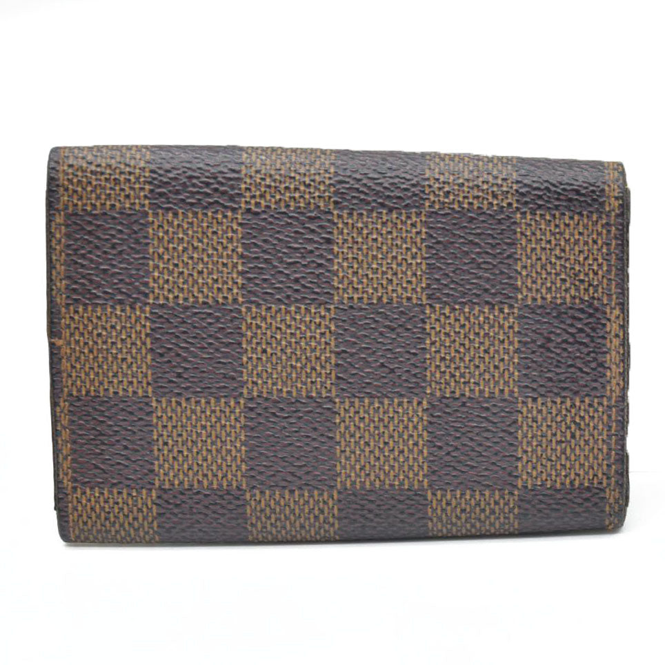 AUCTION $345 Louis Vuitton Damier Multicles 6 Ring Key Case Brown CT1011