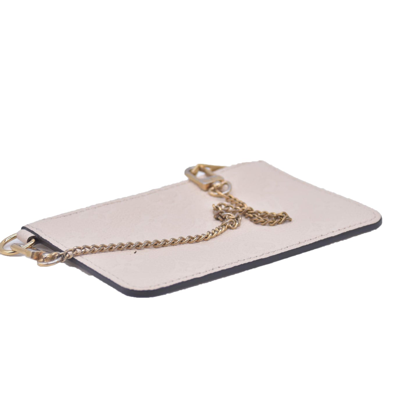 $650 Louis Vuitton Key Pouch S Empreinte Cream CONSIGNMENT