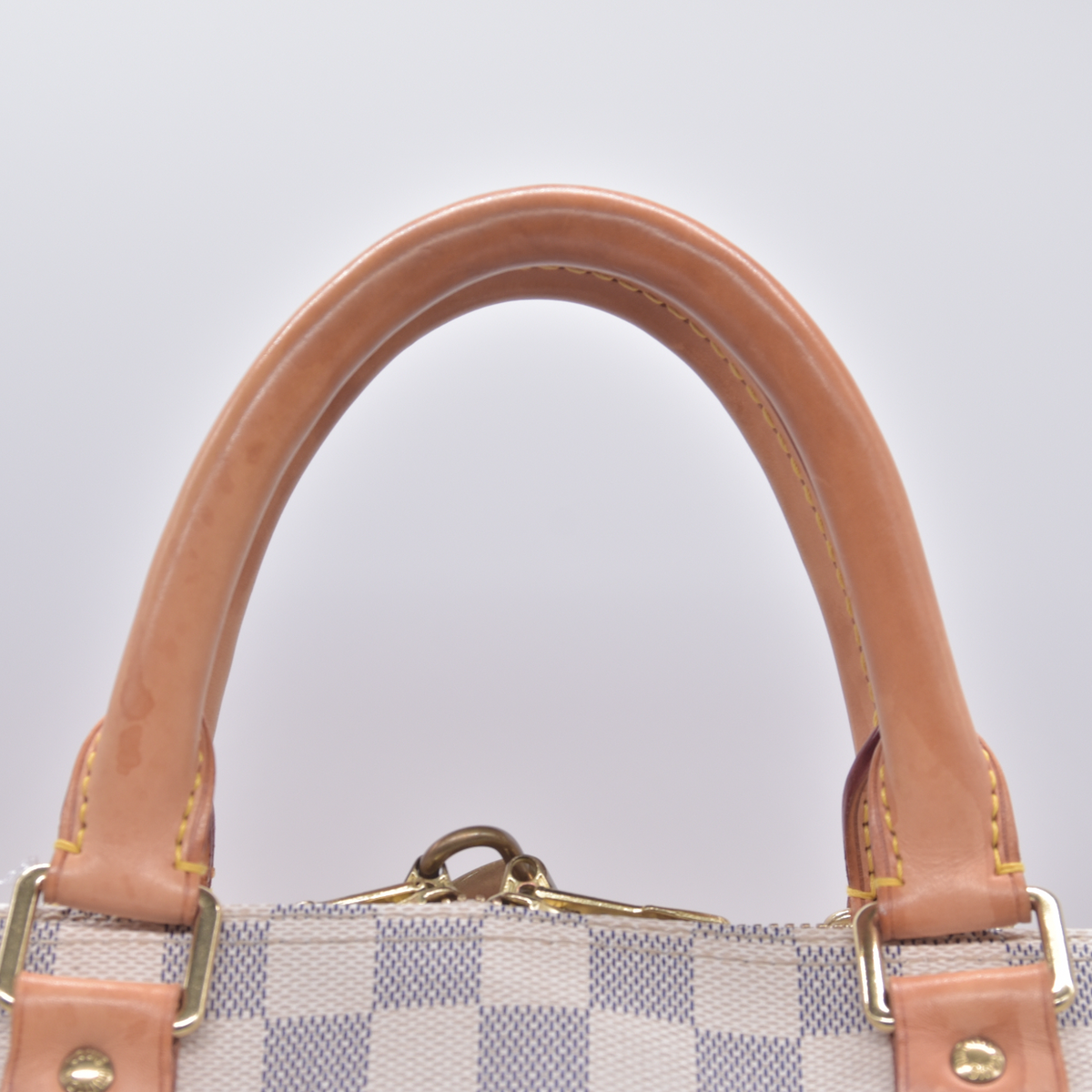 $1440 Louis Vuitton 2008 Damier Azur Keepall 50 MB2078 10021299