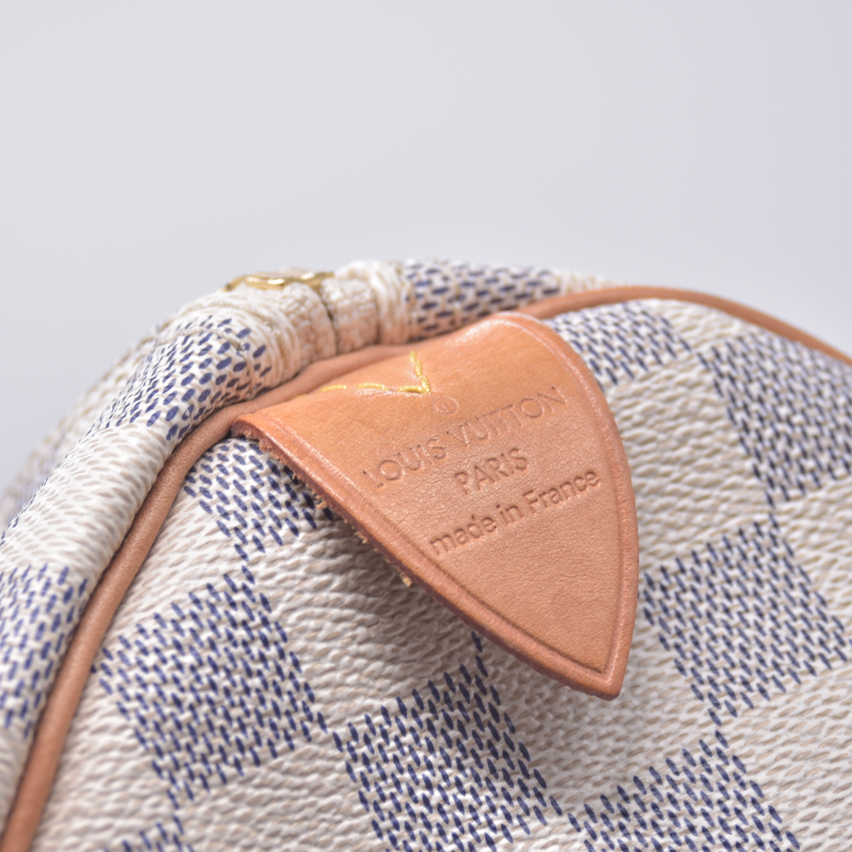 $1440 Louis Vuitton 2008 Damier Azur Keepall 50 MB2078 10021299