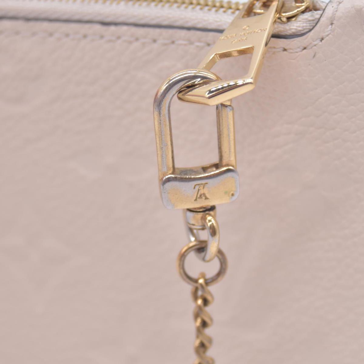 $650 Louis Vuitton Key Pouch S Empreinte Cream CONSIGNMENT