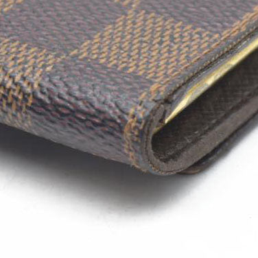 AUCTION $345 Louis Vuitton Damier Multicles 6 Ring Key Case Brown CT1011