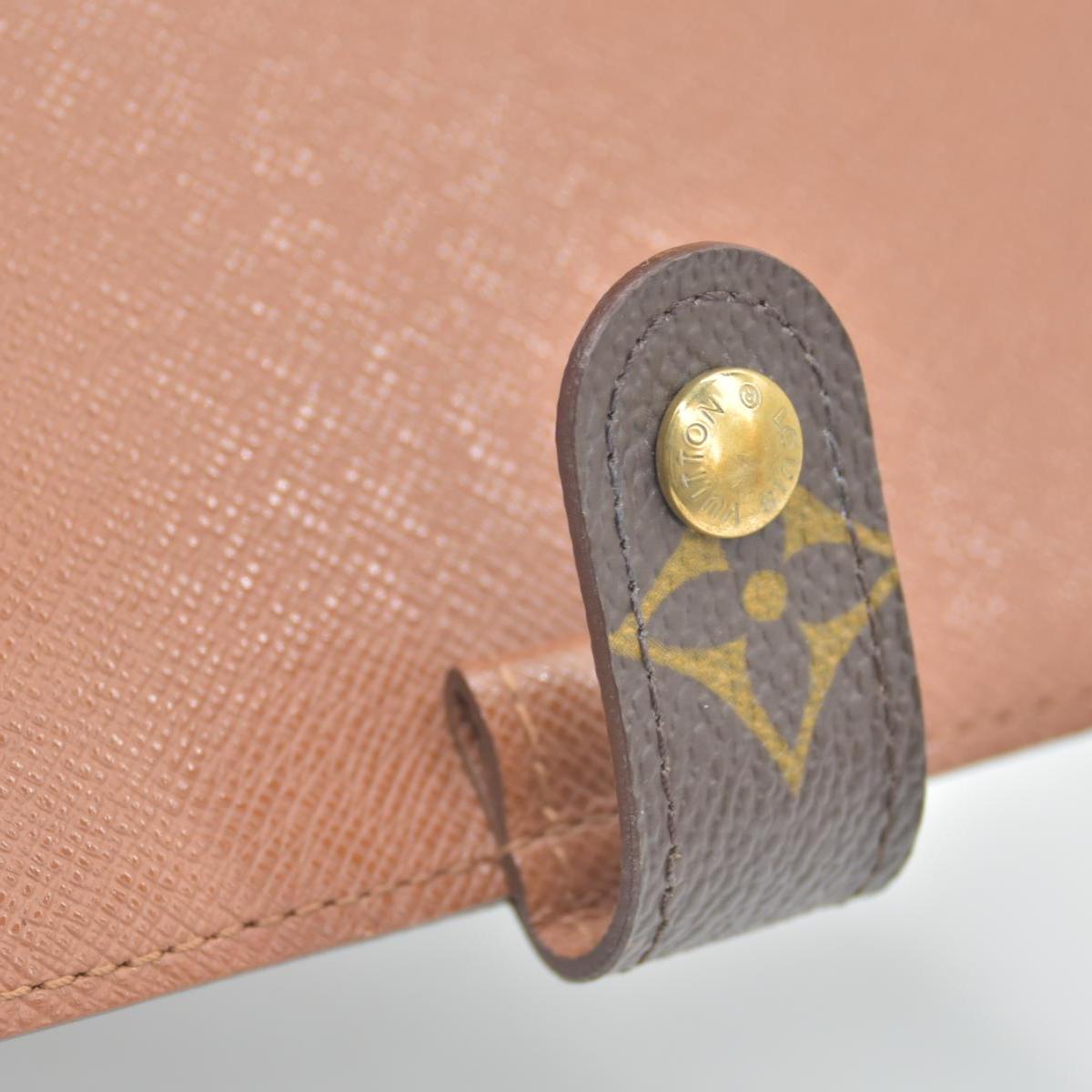 $505 LOUIS VUITTON Monogram  Agenda PM Day Planner Notebook Cover CONSIGNMENT