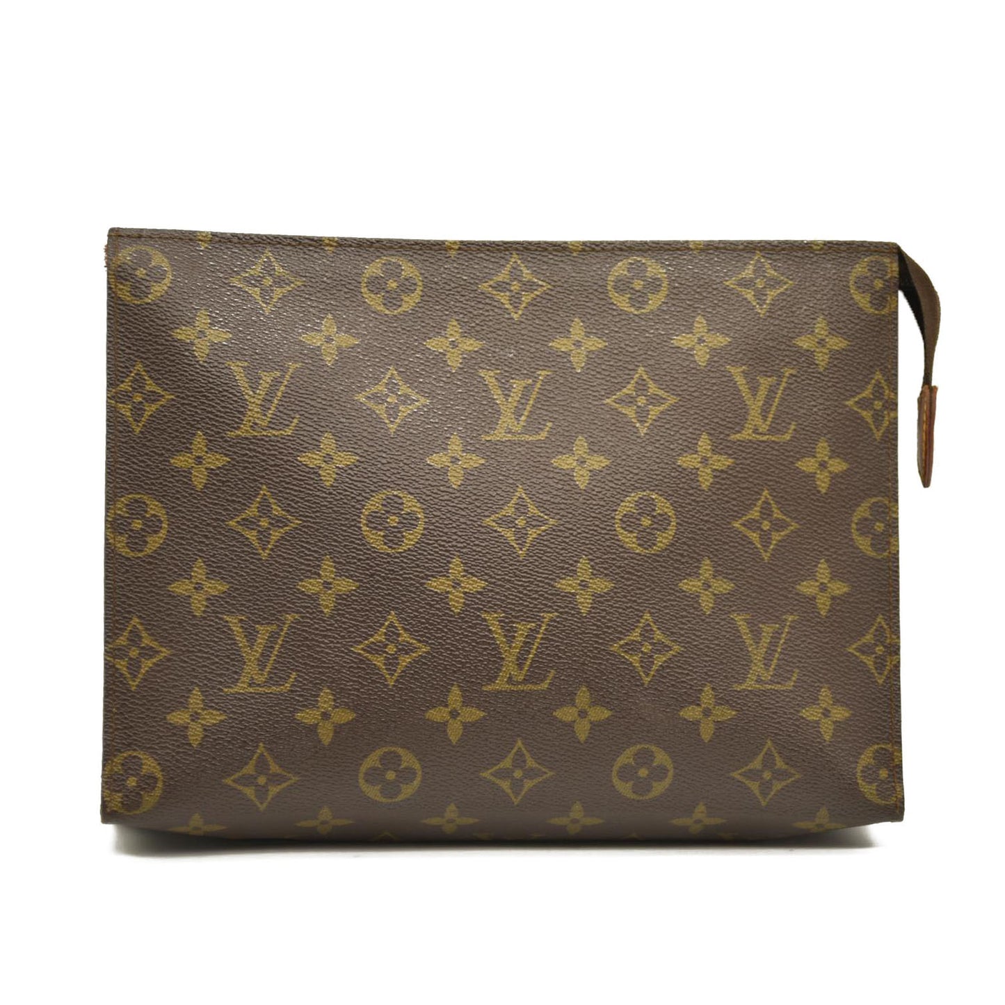 Louis Vuitton  Monogram Toiletry Pouch 26 843 Brown Interior