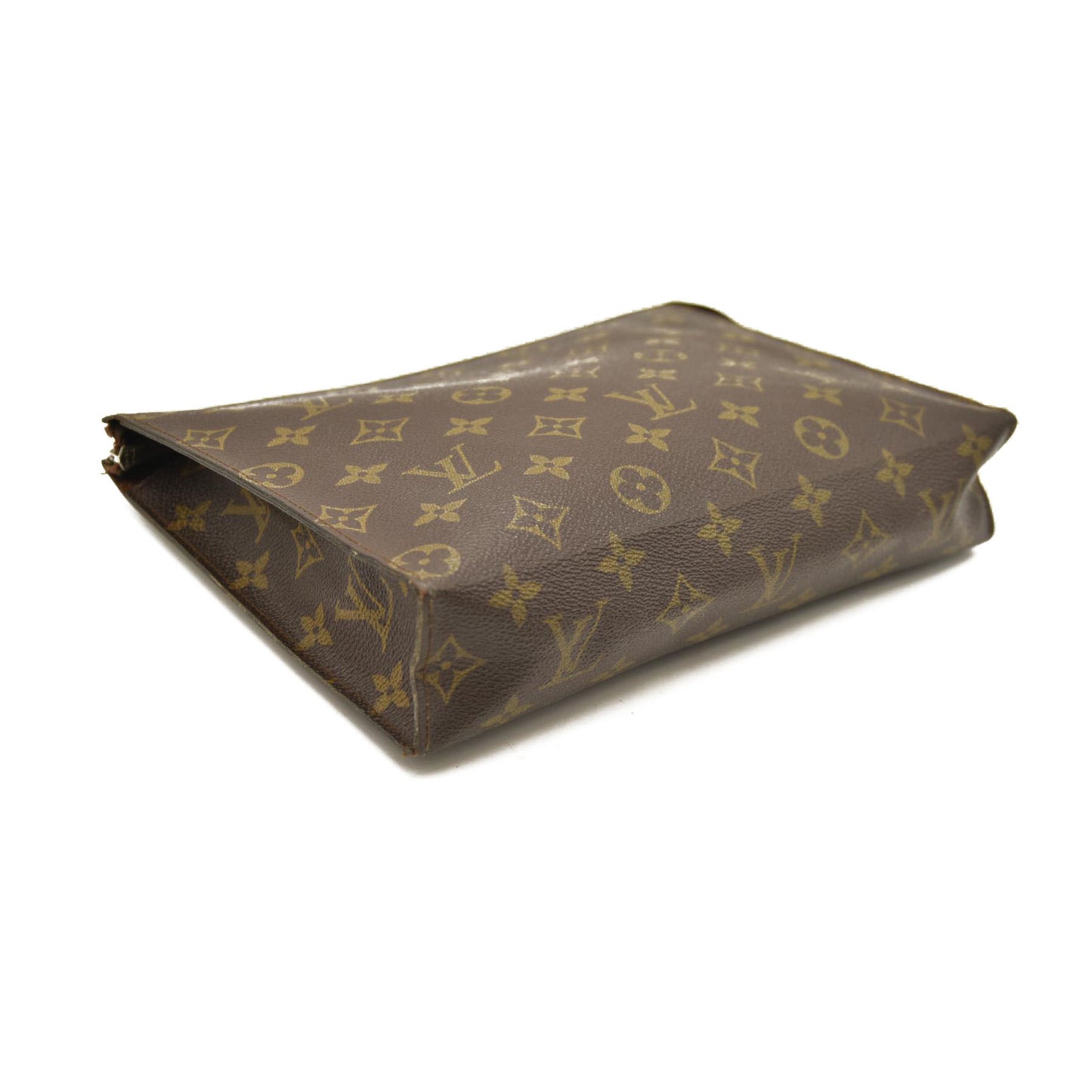 Louis Vuitton  Monogram Toiletry Pouch 26 843 Brown Interior