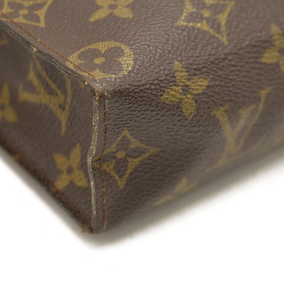 Louis Vuitton  Monogram Toiletry Pouch 26 843 Brown Interior