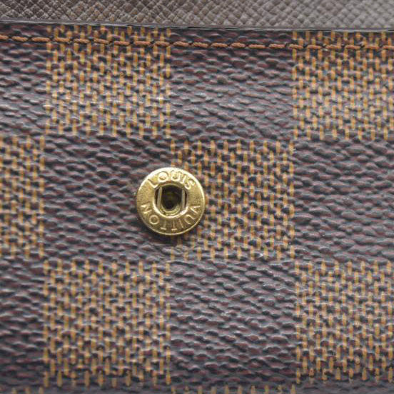 AUCTION $345 Louis Vuitton Damier Multicles 6 Ring Key Case Brown CT1011