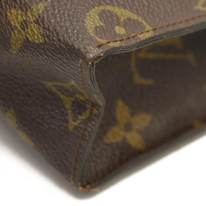 Louis Vuitton  Monogram Toiletry Pouch 26 843 Brown Interior