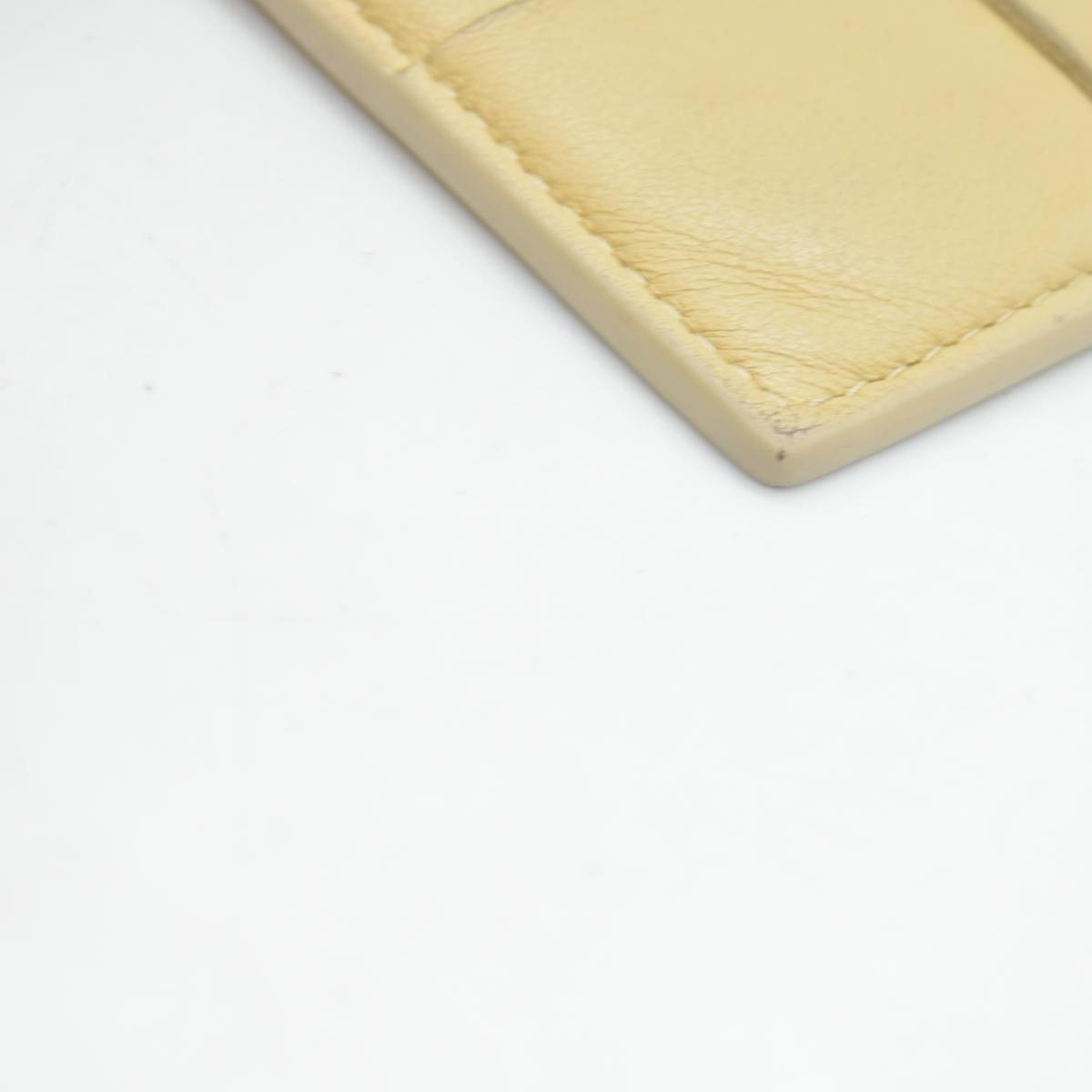 $650 Bottega Veneta Cassette Key Pouch Beige CONSIGNMENT