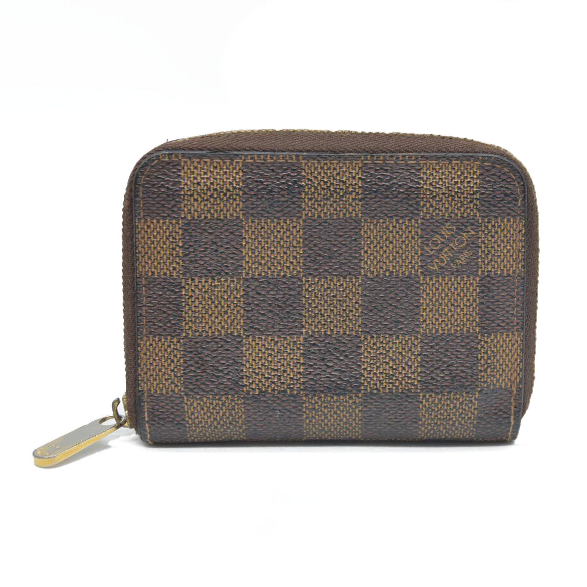 $545 Louis Vuitton Damier Ebene Zippy Coin Purse AUCTION