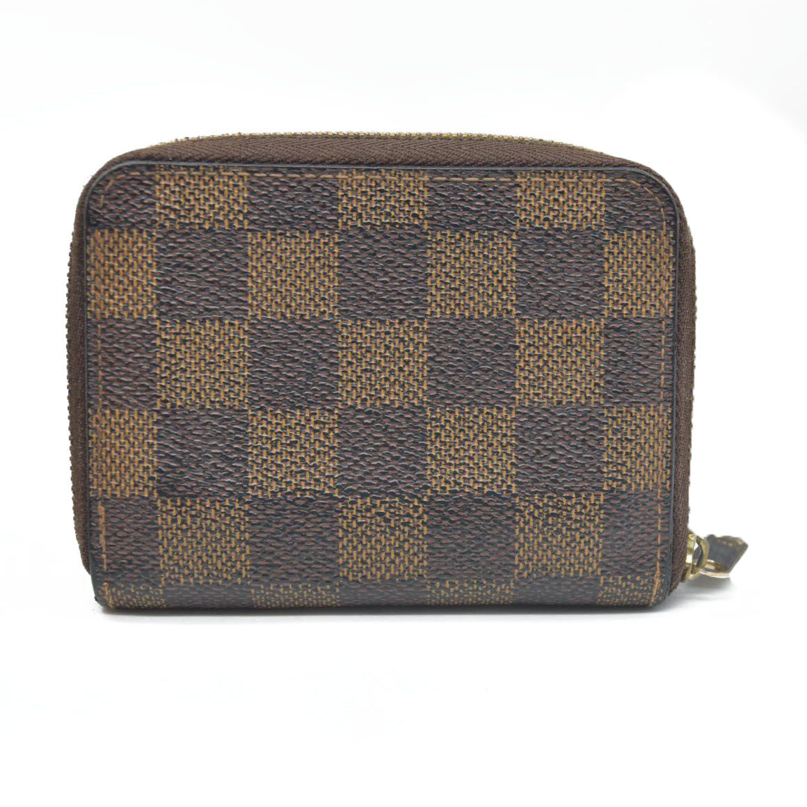 $545 Louis Vuitton Damier Ebene Zippy Coin Purse AUCTION