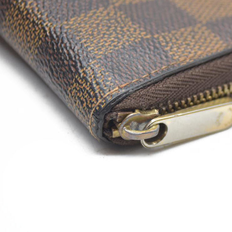 $545 Louis Vuitton Damier Ebene Zippy Coin Purse AUCTION