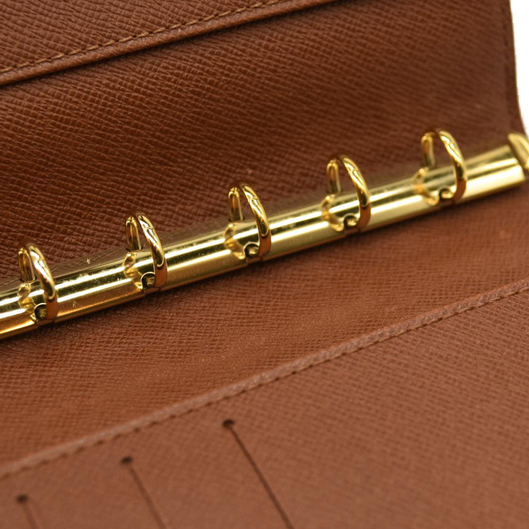 Louis Vuitton  Monogram Small Ring Agenda CA0979