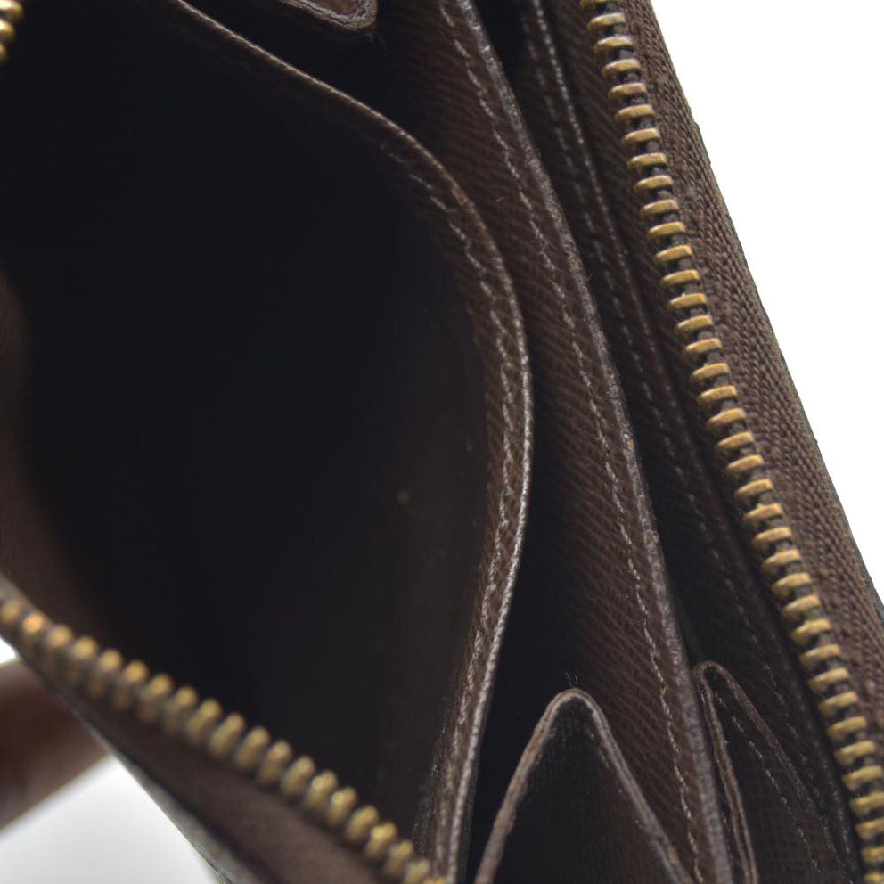 $545 Louis Vuitton Damier Ebene Zippy Coin Purse AUCTION