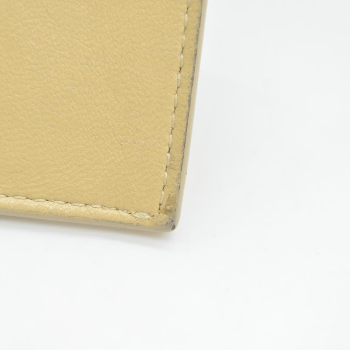 $650 Bottega Veneta Cassette Key Pouch Beige CONSIGNMENT