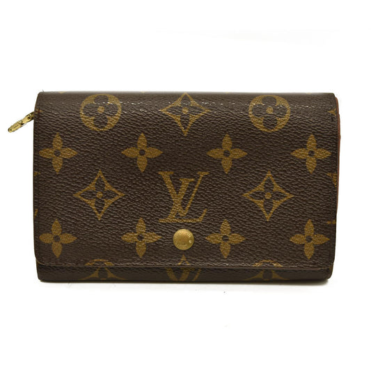 Louis Vuitton  Monogram Porte-Monnaie Billets Tresor Wallet MI0926
