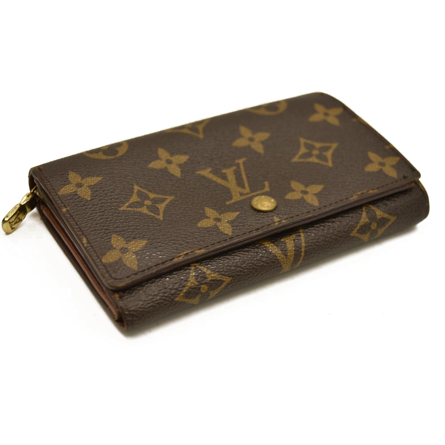 Louis Vuitton  Monogram Porte-Monnaie Billets Tresor Wallet MI0926