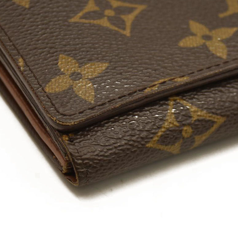 Louis Vuitton  Monogram Porte-Monnaie Billets Tresor Wallet MI0926