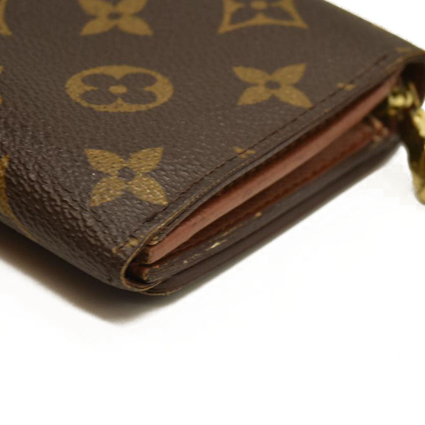 Louis Vuitton  Monogram Porte-Monnaie Billets Tresor Wallet MI0926