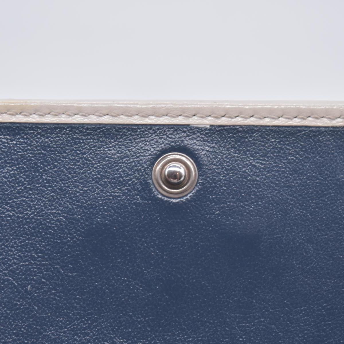 $795 Gucci Vintage Effect Calfskin matelasse Diagonal Torchon GG Marmont Continental Clutch Wallet Blue Agata Mystic White CONSIGNMENT